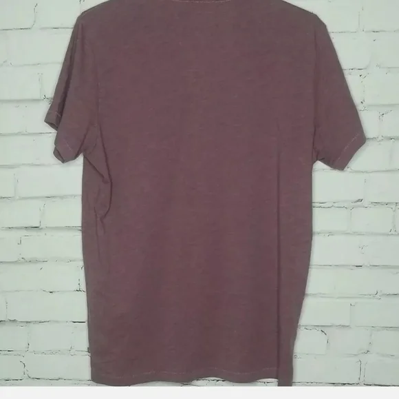 Bonobos Men's Slim Fit Purple/Plum Vneck Short Sleeve Tshirt Size Large - Picture 3 of 7